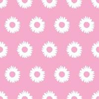 abstract flower pattern with pink background vector