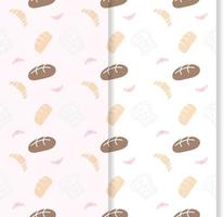 fancy seamless background with sweets vector