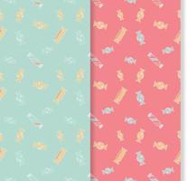 fancy seamless background with sweets vector