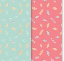 fancy seamless background with sweets vector