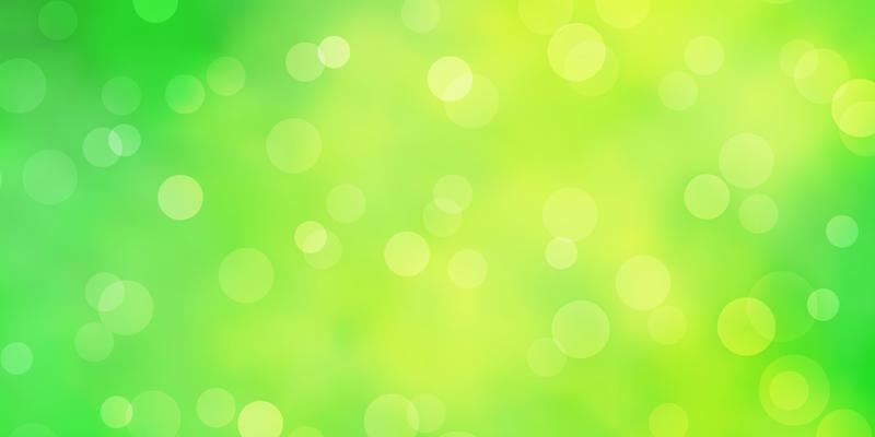 Light Green, Yellow vector backdrop with dots.