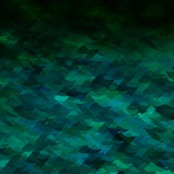 textura de vector verde claro con estilo triangular.