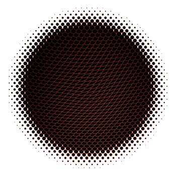 Light Orange vector pattern with spheres.