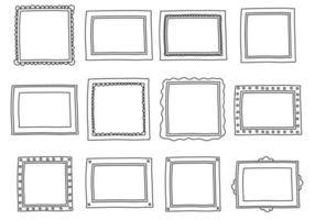 Frames Doodle Vector