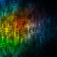 textura de vector azul claro, rojo con líneas, triángulos.