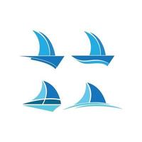 sailing logo vector