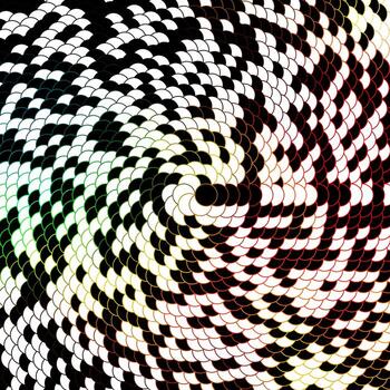 Dark Multicolor vector template with circles.