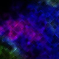 Dark Multicolor vector pattern in square style.