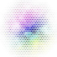 Light Multicolor vector backdrop with dots.