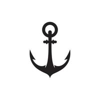 Anchor logo and symbol icon vector template