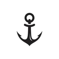 Anchor logo and symbol icon vector template