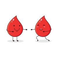 Blood drops  icon illustration vector