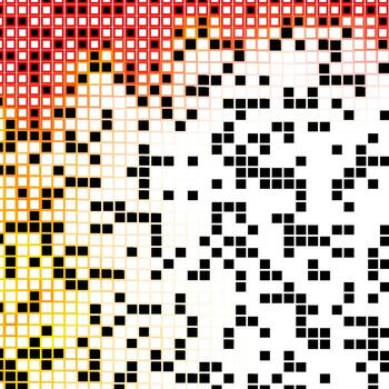 Light Orange vector background with rectangles.