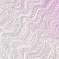 Light Pink, Yellow vector backdrop with curves.