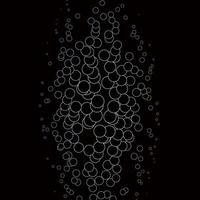 Dark Purple vector template with circles.