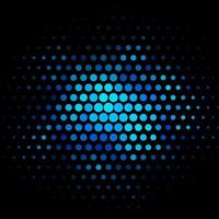 Dark BLUE vector pattern with spheres.