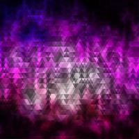 Dark Purple, Pink vector pattern with lines, triangles.