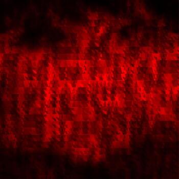 Dark Red vector background with lines, triangles.