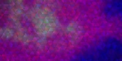 Light Purple, Pink vector pattern with lines, triangles.