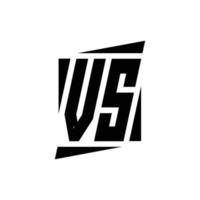 Logo monogram design template vector