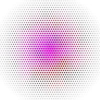 Fondo de vector rosa claro con burbujas.