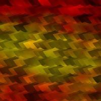 Light Orange vector background with set of hexagons.