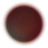 Dark Red, Yellow vector texture with circles.
