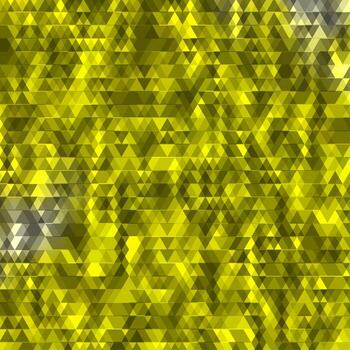 Telón de fondo de vector amarillo claro con líneas, triángulos.