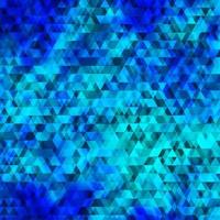 Light BLUE vector background with lines, triangles.