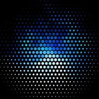 Dark BLUE vector background with spots.