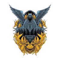 Death Angel vector illustration