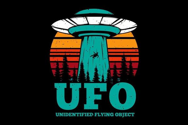 T-shirt flying object plan ufo