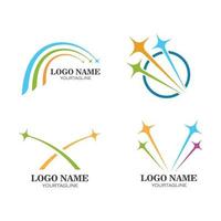 star faster express logo icon vector illustration