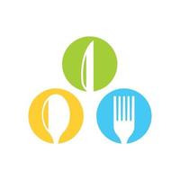 fork,spoon logo icon vector illustration