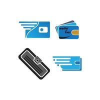 wallet logo vector