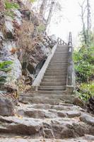 long outdoor cement steps photo