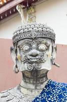 head of giant statue in Thailand photo