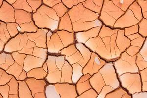 Cracked earth in dry land with beautiful texture