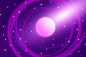 Purple space galaxy abstract background stars planet rocket violet