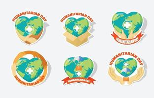 World Activism Humanitarian Day vector