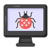 Malware and Bug vector