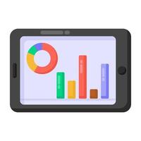 Growth Chart and Data Presentation vector