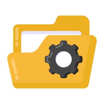 Folder Data  Network vector