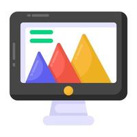 Mountain Data  Chart vector