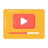 streaming de video y reproductor vector