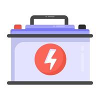 Rechargeable Battery Storage vector