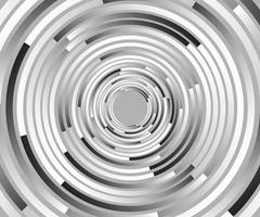 Abstract Lines in Circle Form. Geometric shape, Striped Spiral vector