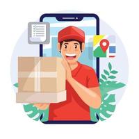 Online Delivery Service vector
