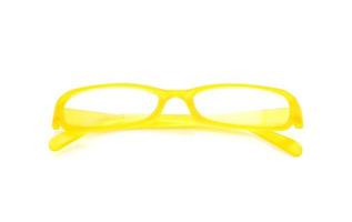 Eyeglasses, spectacles, or glasses on white background photo