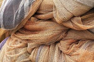 Abstract Industry Maritime Fishnet Ropes Fishing Lines photo